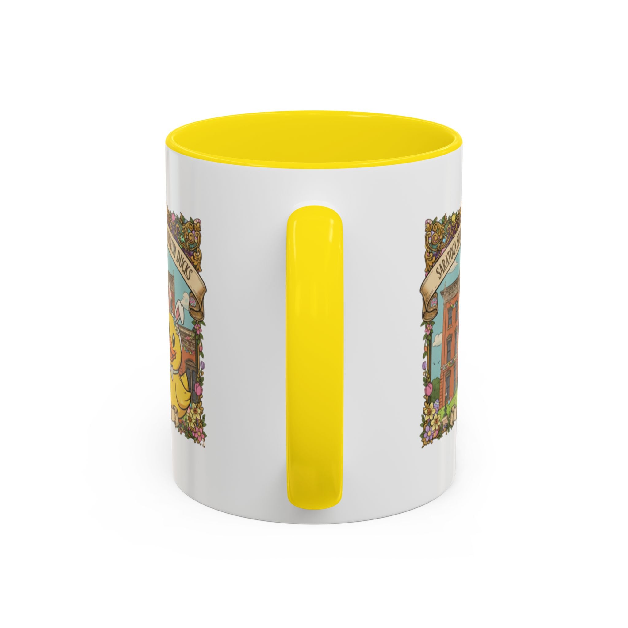 Coffee Mug — Saratoga Springs History Museum Ducky (Happy Easter)