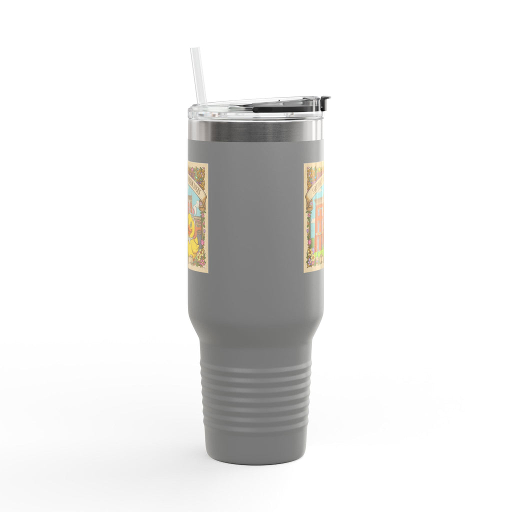 Easter Ducks Saratoga Springs 40oz Insulated Travel Mug — Hoppy Easter Canfield Casino Design