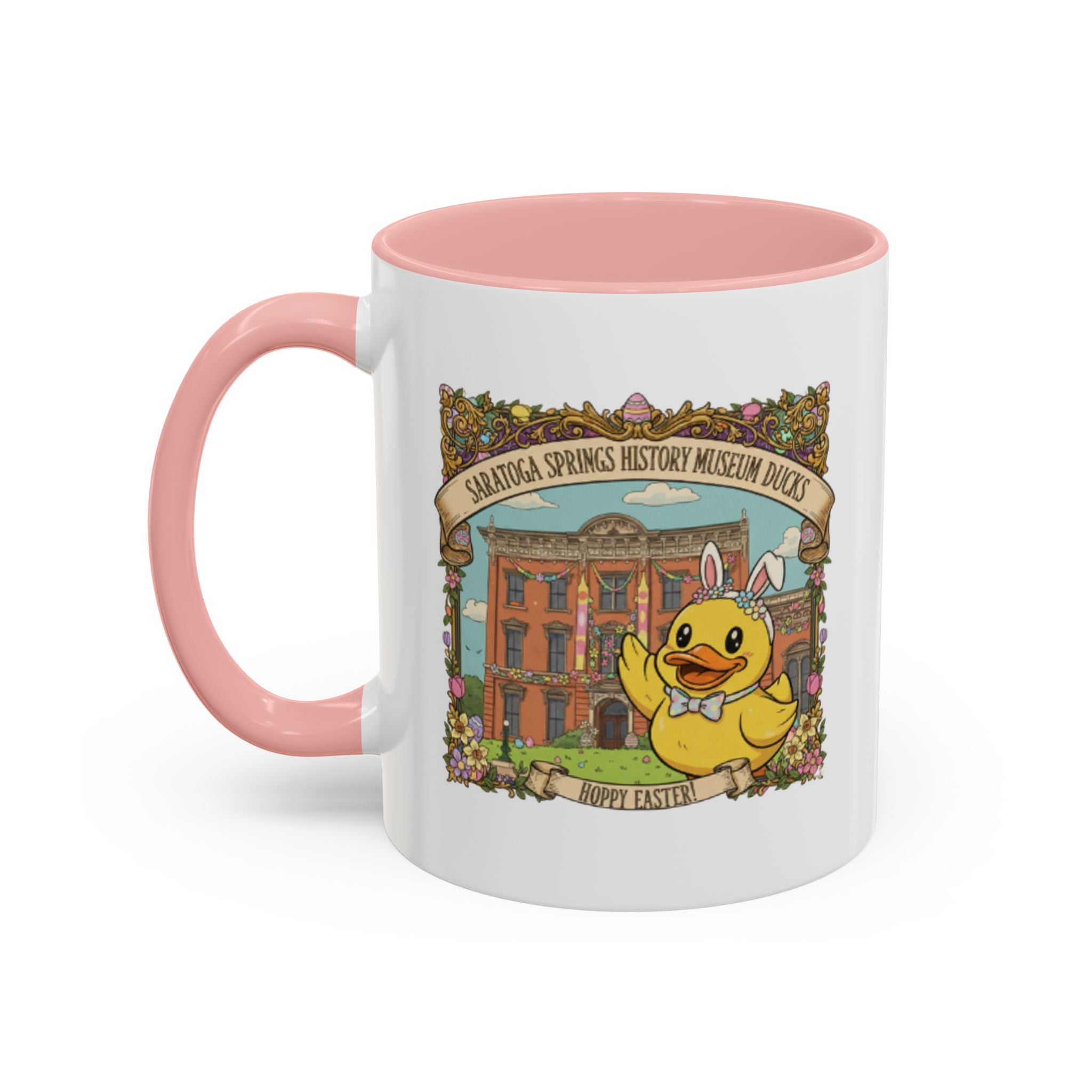 Coffee Mug — Saratoga Springs History Museum Ducky (Happy Easter)