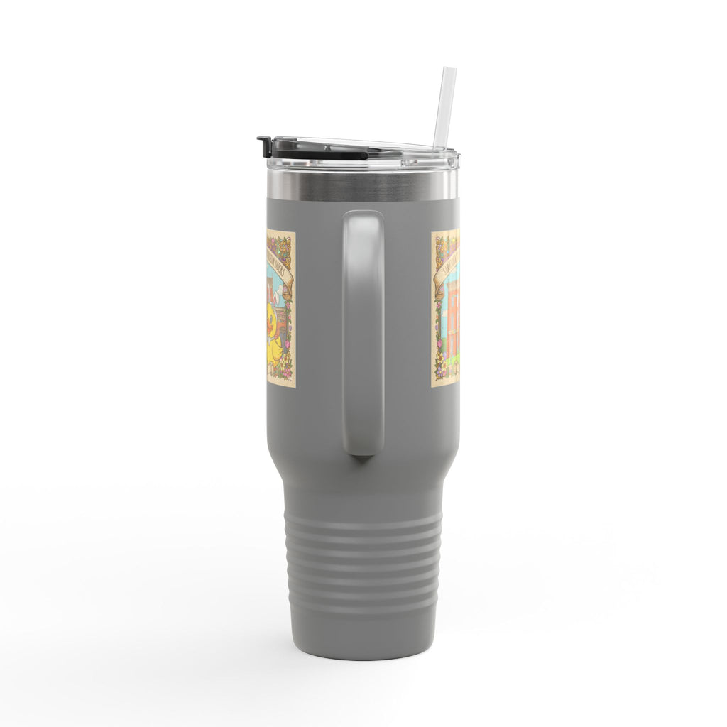 Easter Ducks Saratoga Springs 40oz Insulated Travel Mug — Hoppy Easter Canfield Casino Design