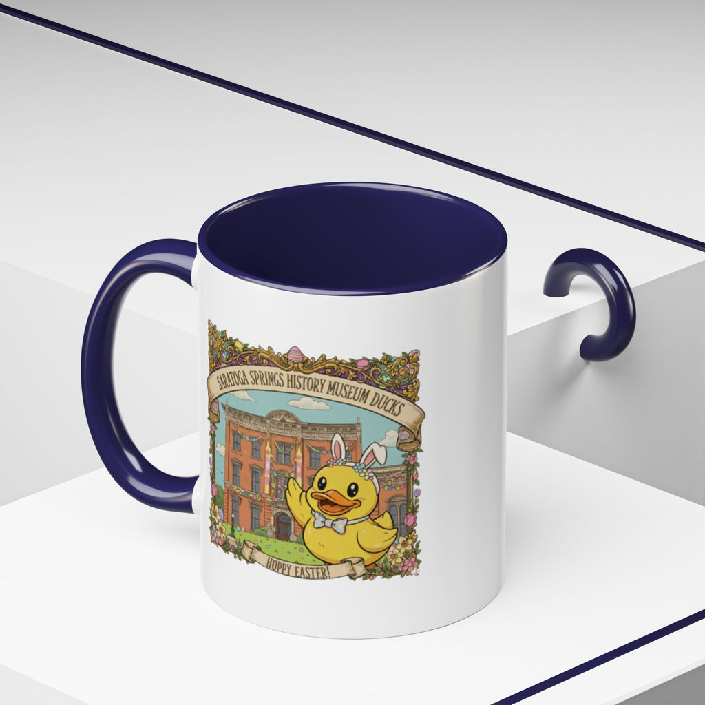 Coffee Mug — Saratoga Springs History Museum Ducky (Happy Easter)