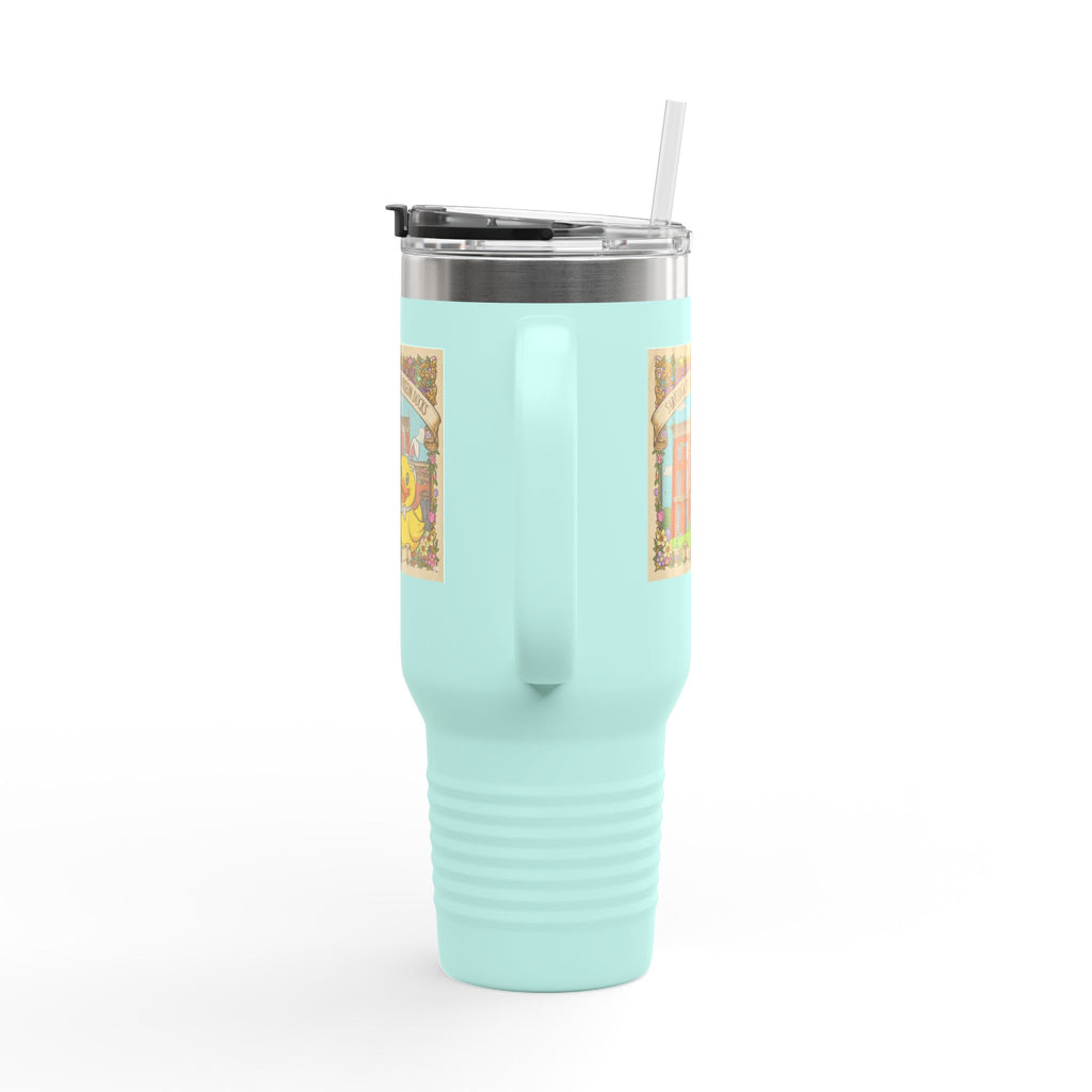 Easter Ducks Saratoga Springs 40oz Insulated Travel Mug — Hoppy Easter Canfield Casino Design