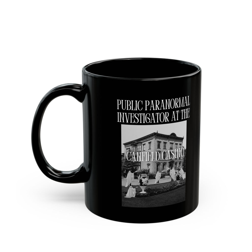 Public Paranormal Investigator at the Haunted Casino Black Mug