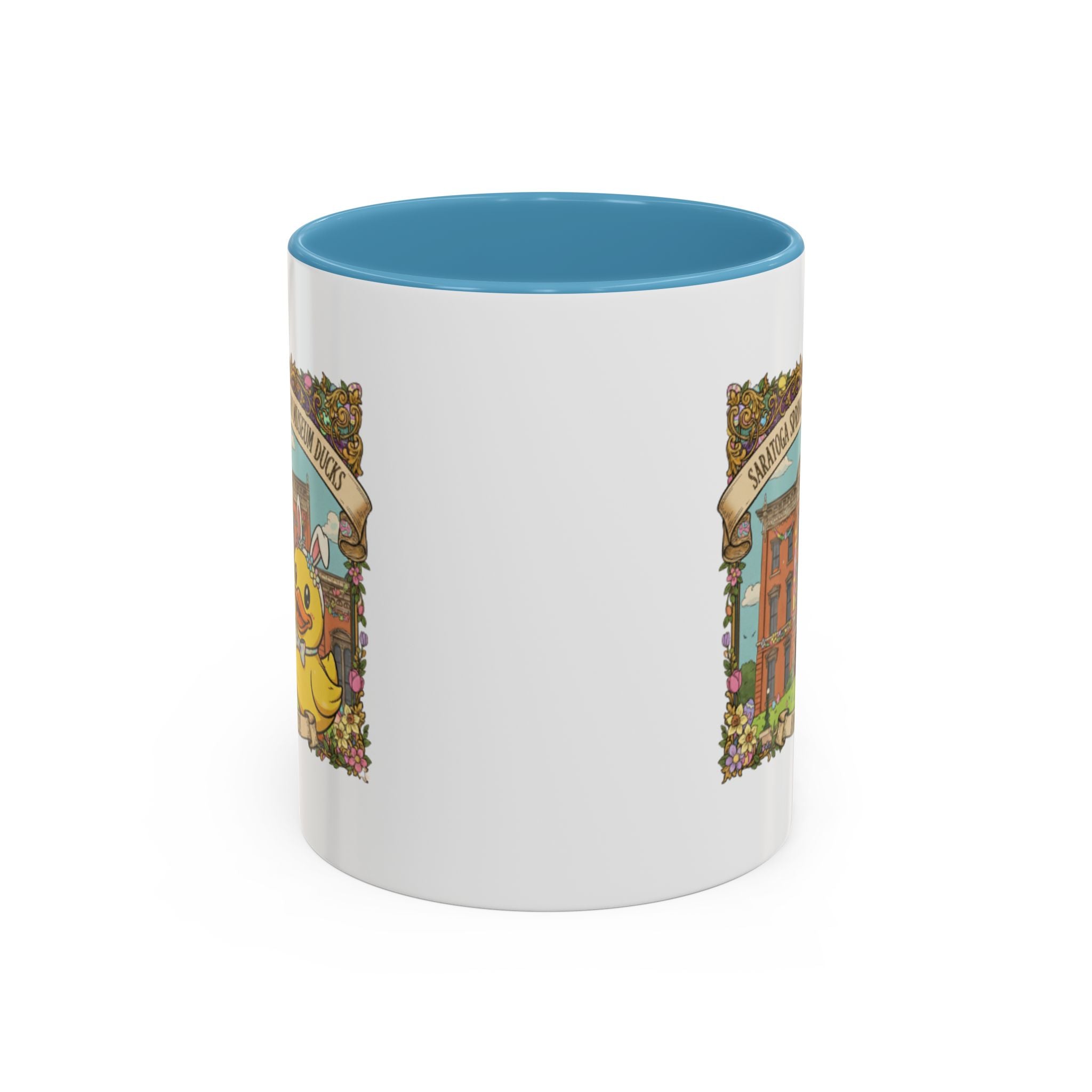 Coffee Mug — Saratoga Springs History Museum Ducky (Happy Easter)