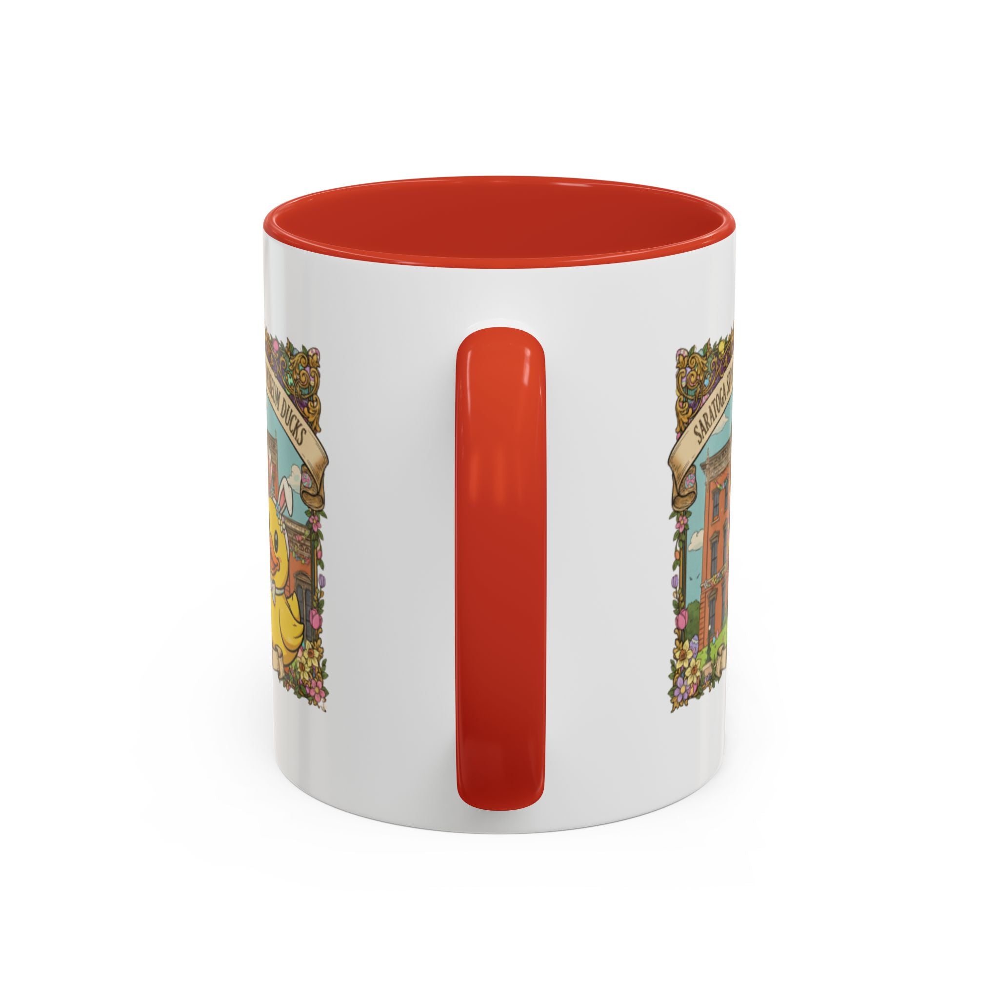 Coffee Mug — Saratoga Springs History Museum Ducky (Happy Easter)
