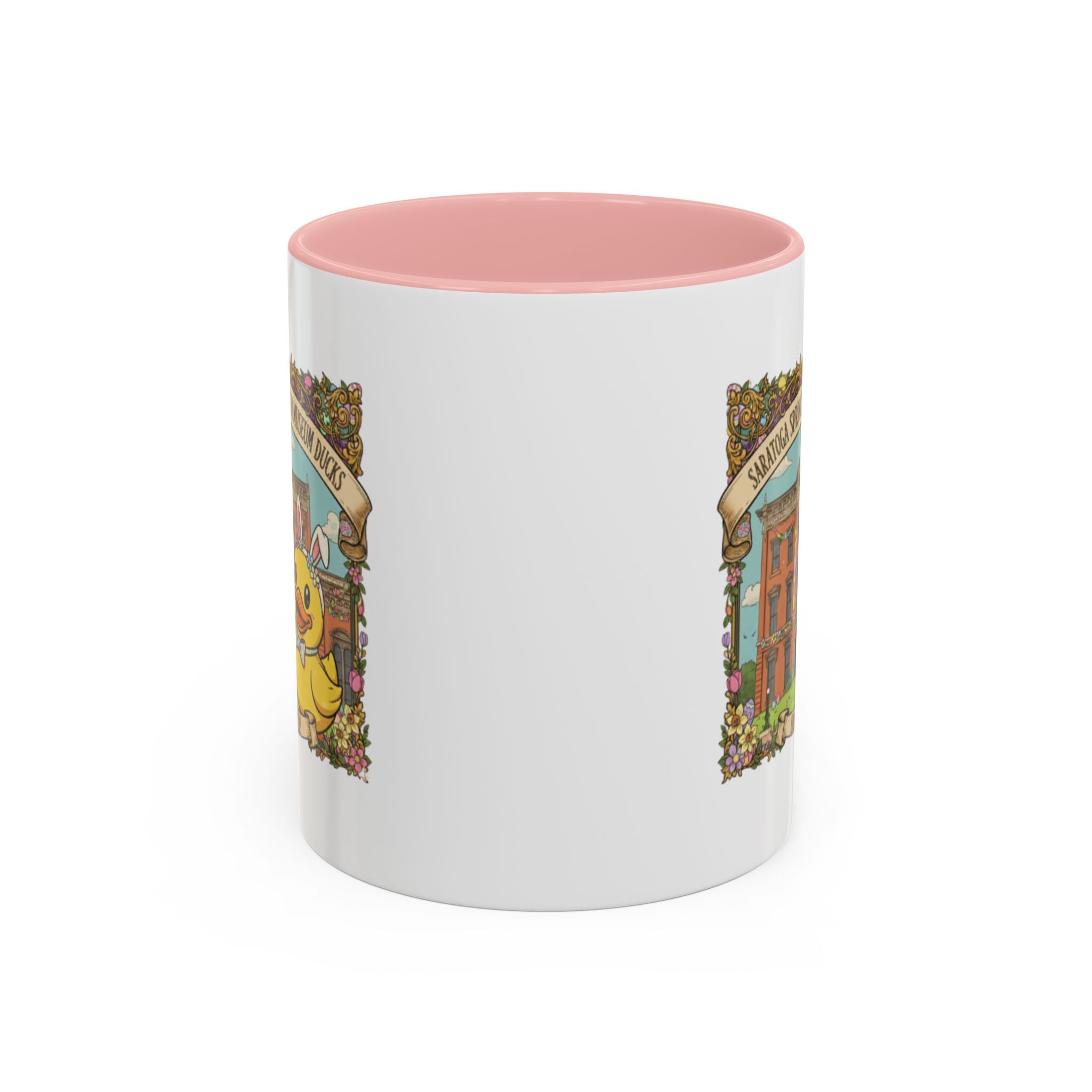 Coffee Mug — Saratoga Springs History Museum Ducky (Happy Easter)