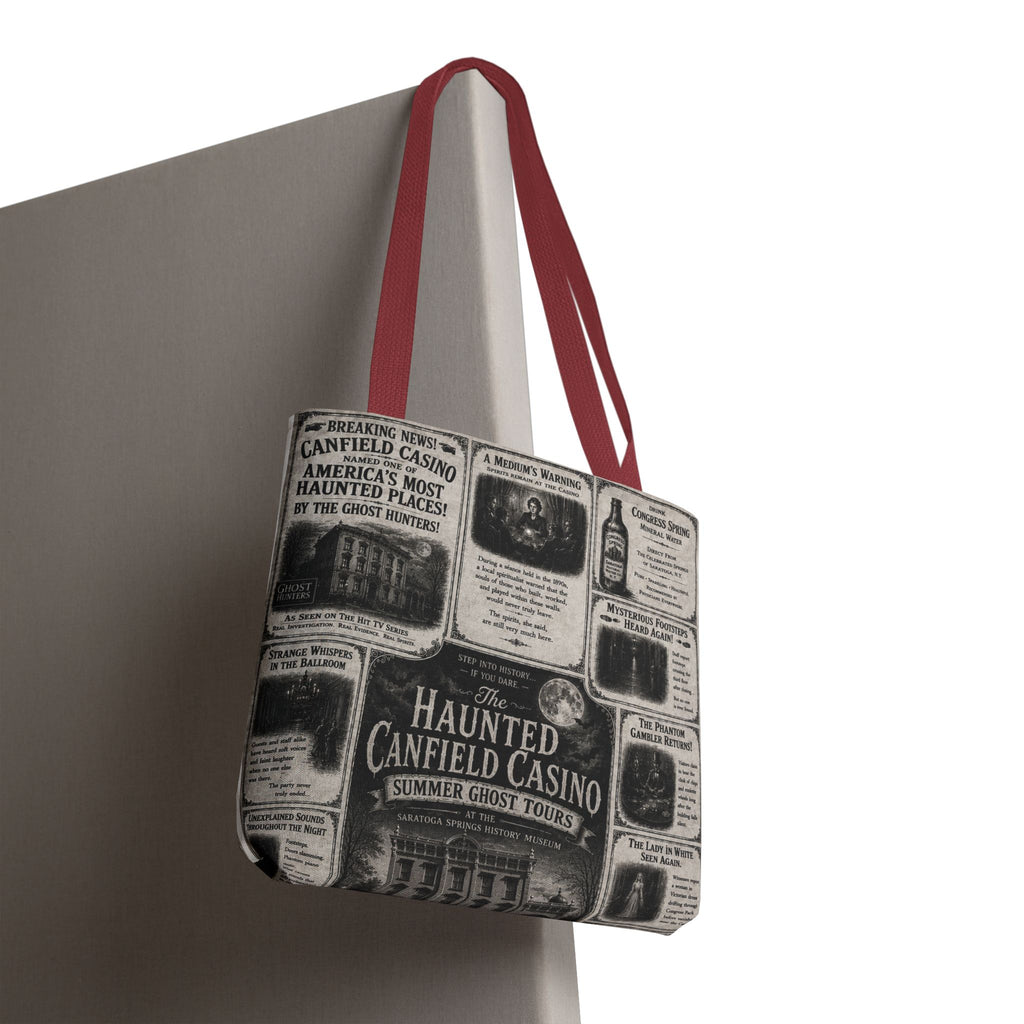 Haunted Canfield Casino Vintage Newspaper Tote