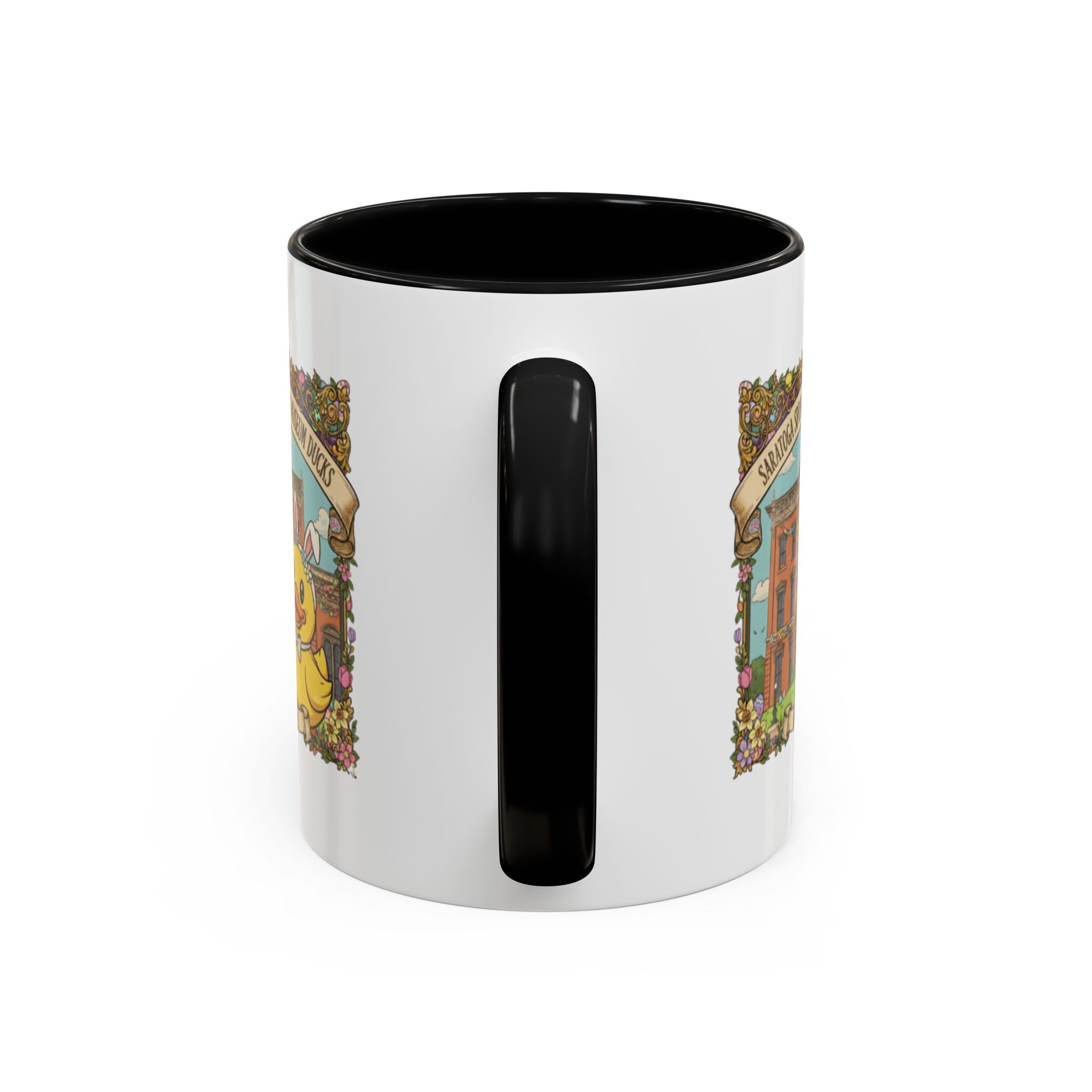 Coffee Mug — Saratoga Springs History Museum Ducky (Happy Easter)