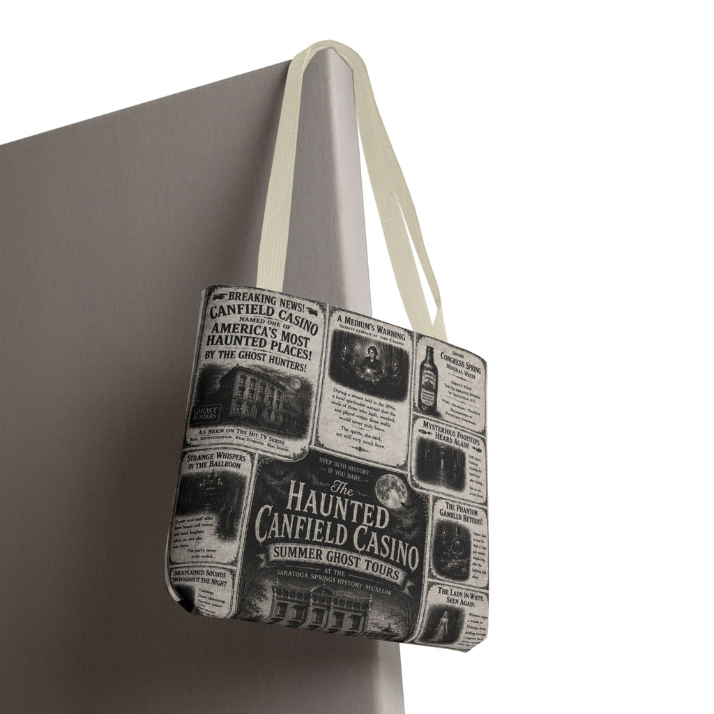 Haunted Canfield Casino Vintage Newspaper Tote