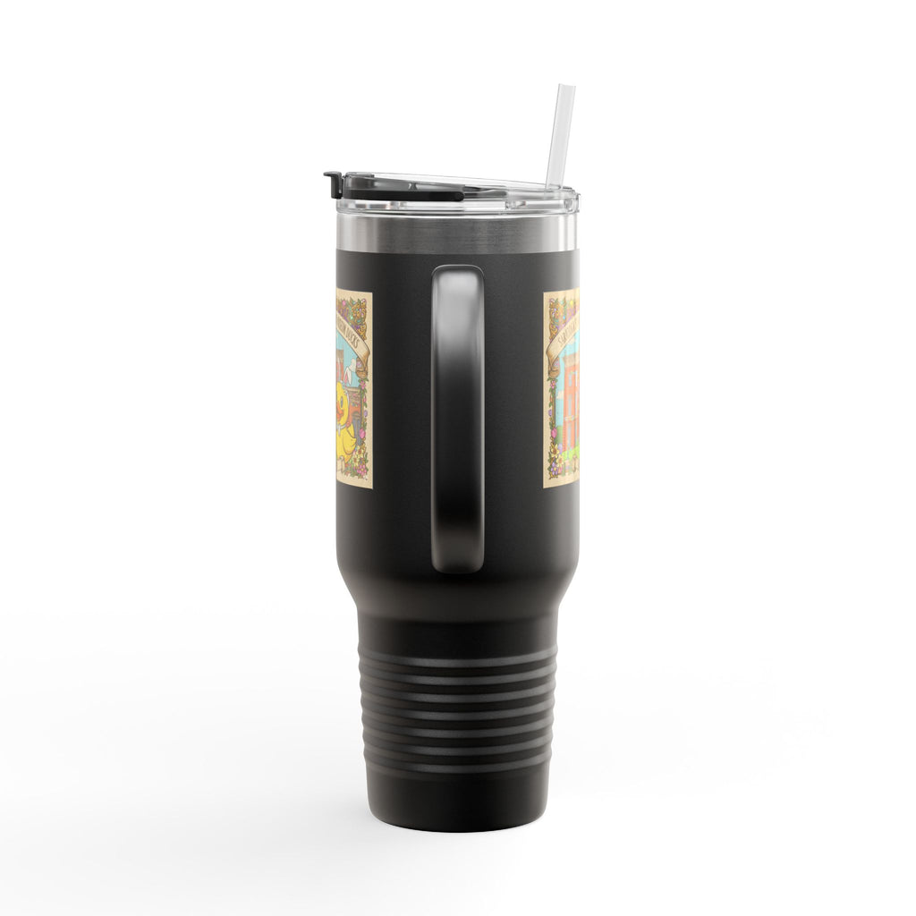 Easter Ducks Saratoga Springs 40oz Insulated Travel Mug — Hoppy Easter Canfield Casino Design