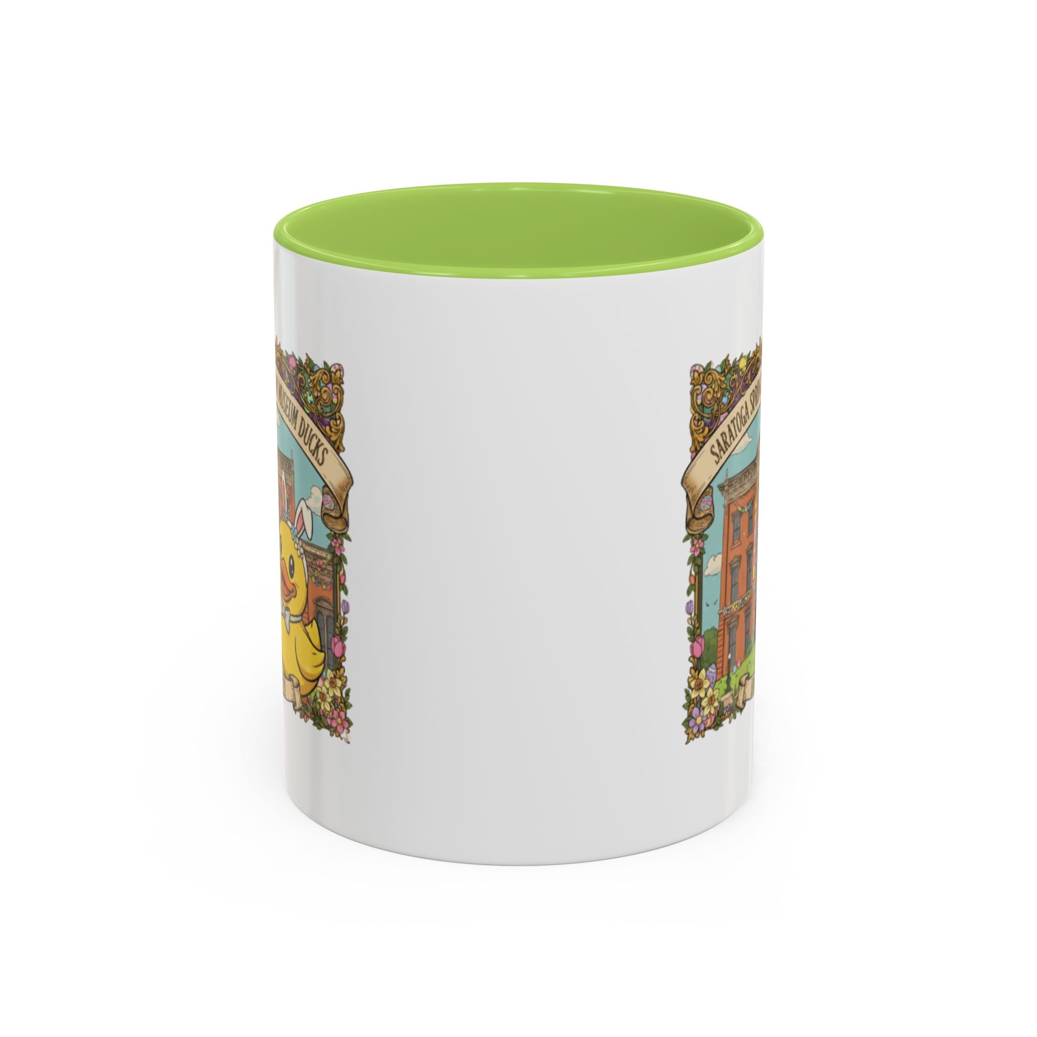 Coffee Mug — Saratoga Springs History Museum Ducky (Happy Easter)