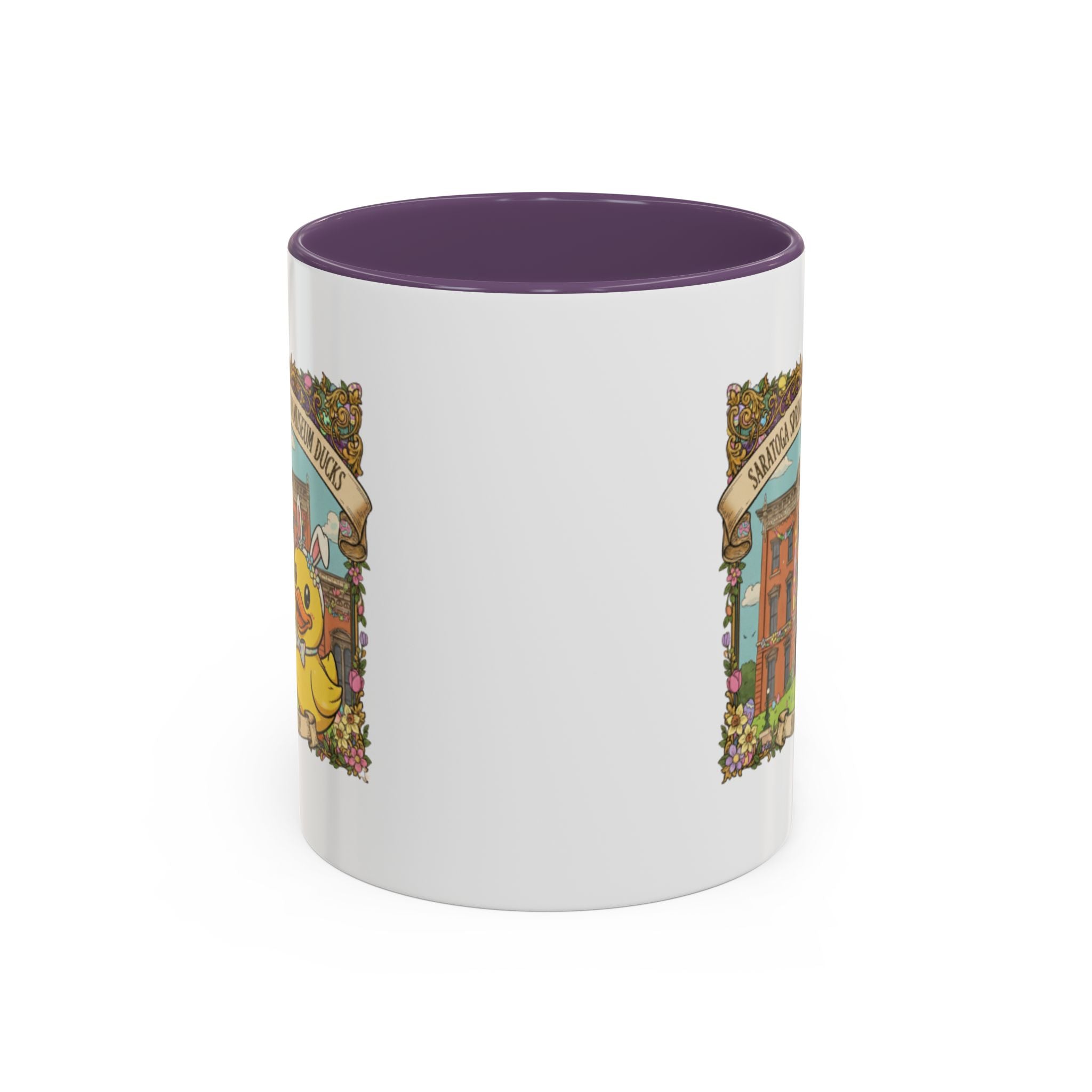 Coffee Mug — Saratoga Springs History Museum Ducky (Happy Easter)