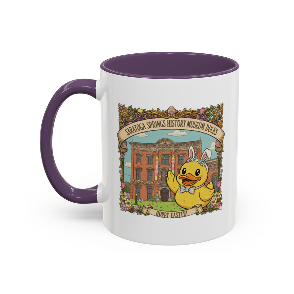 Coffee Mug — Saratoga Springs History Museum Ducky (Happy Easter)