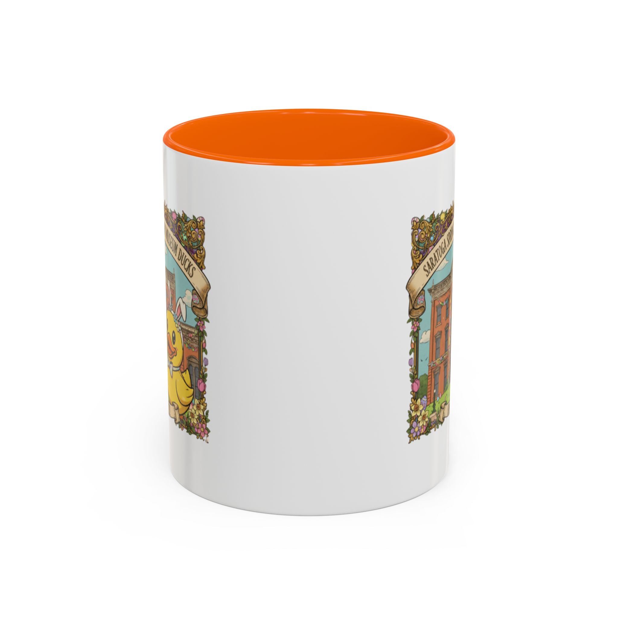 Coffee Mug — Saratoga Springs History Museum Ducky (Happy Easter)