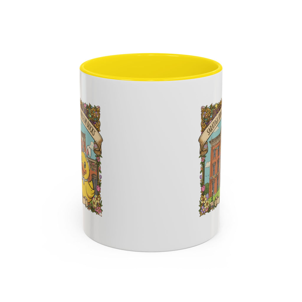 Coffee Mug — Saratoga Springs History Museum Ducky (Happy Easter)