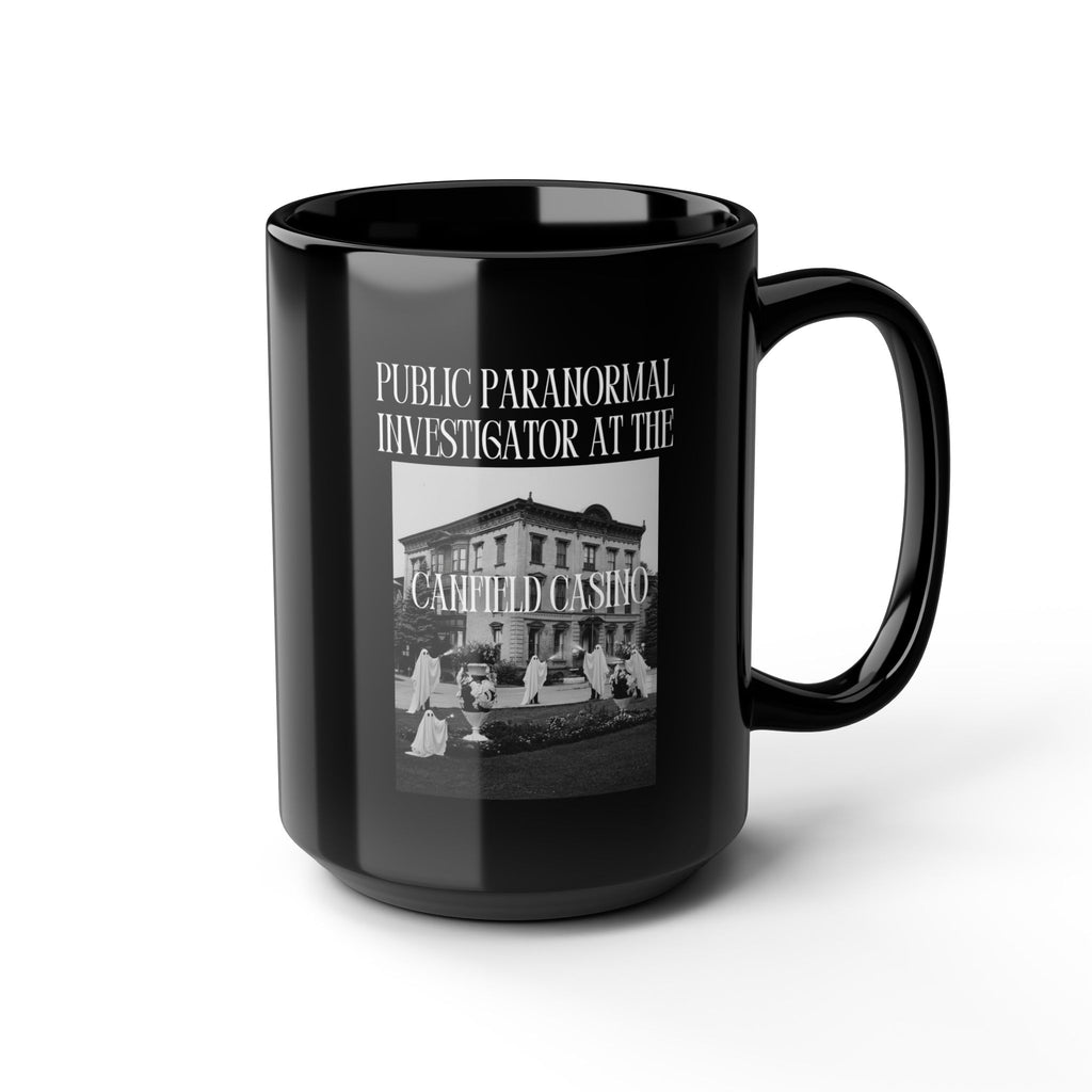 Public Paranormal Investigator at the Haunted Casino Black Mug