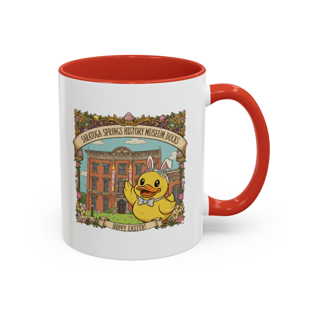 Coffee Mug — Saratoga Springs History Museum Ducky (Happy Easter)
