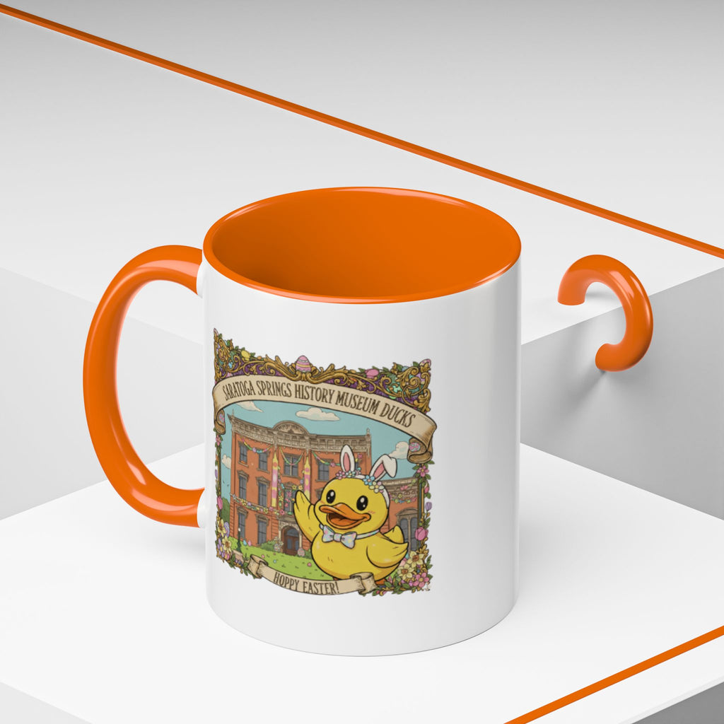 Coffee Mug — Saratoga Springs History Museum Ducky (Happy Easter)