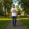 Saratoga Springs History Museum Duckling T-shirt | Easter Bunny Ears, Floral Vintage Illustration