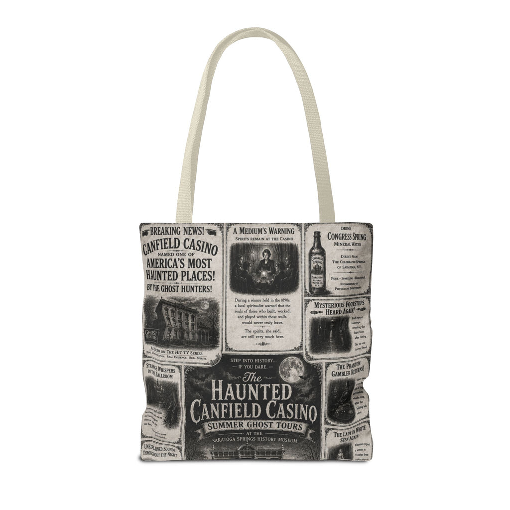 Haunted Canfield Casino Vintage Newspaper Tote