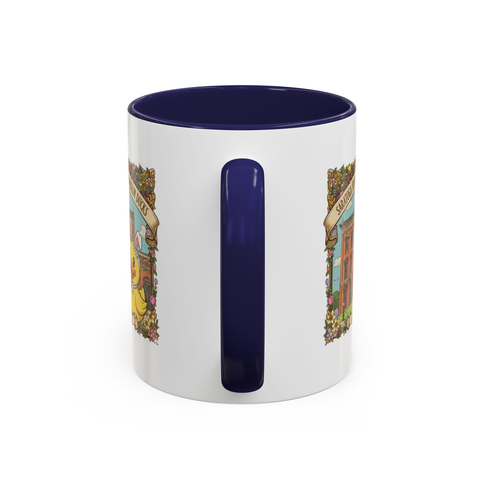 Coffee Mug — Saratoga Springs History Museum Ducky (Happy Easter)