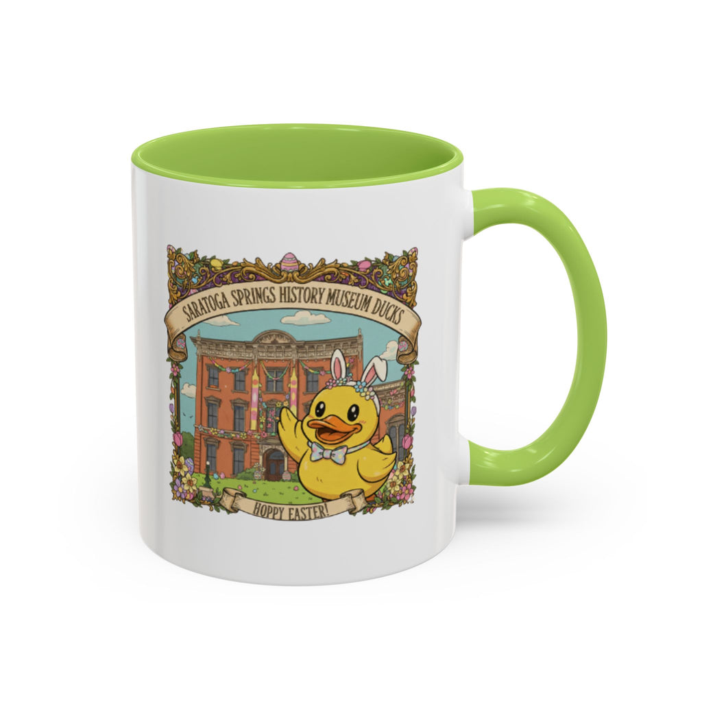 Coffee Mug — Saratoga Springs History Museum Ducky (Happy Easter)