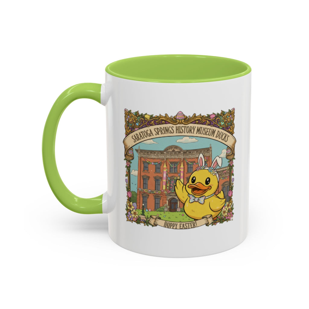 Coffee Mug — Saratoga Springs History Museum Ducky (Happy Easter)