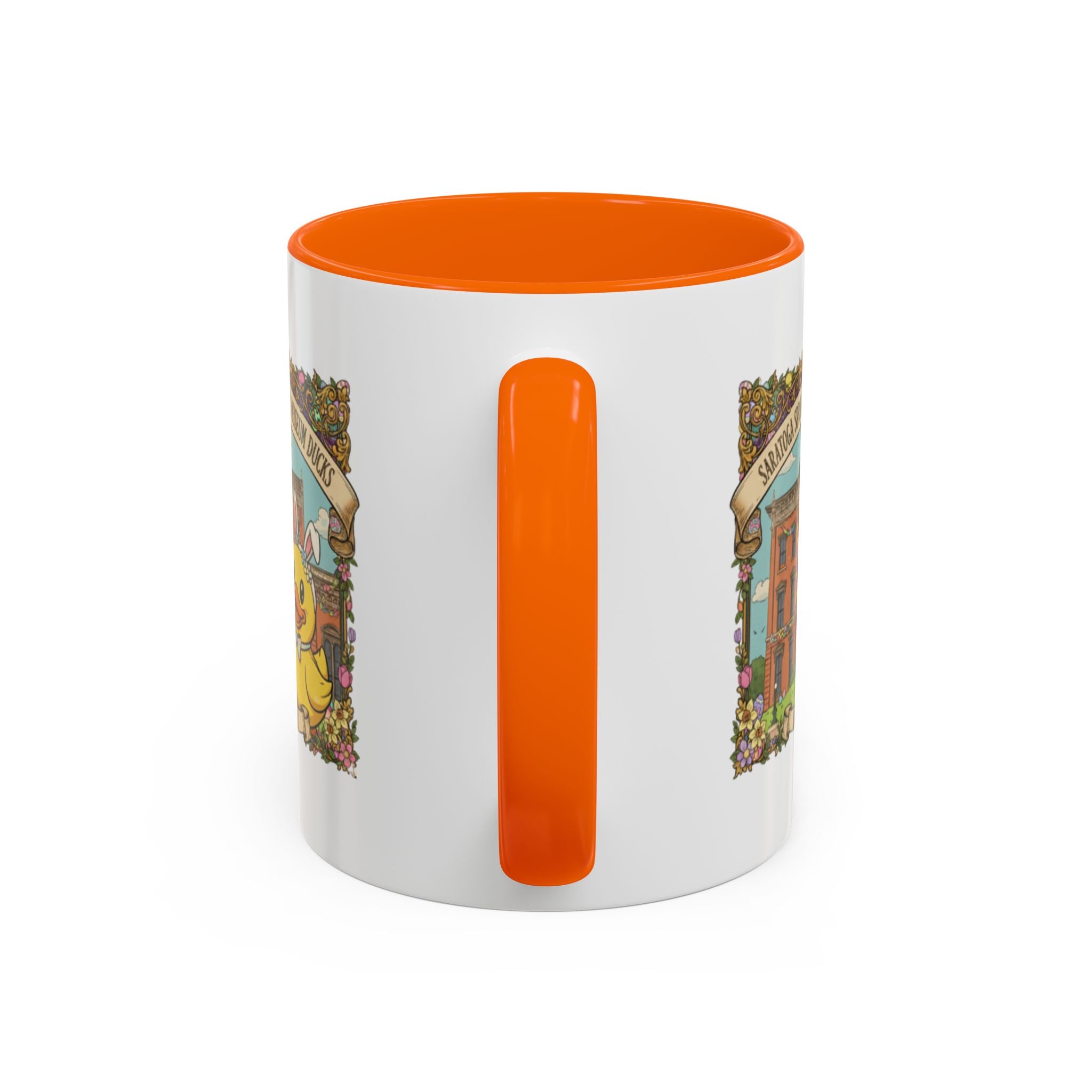 Coffee Mug — Saratoga Springs History Museum Ducky (Happy Easter)
