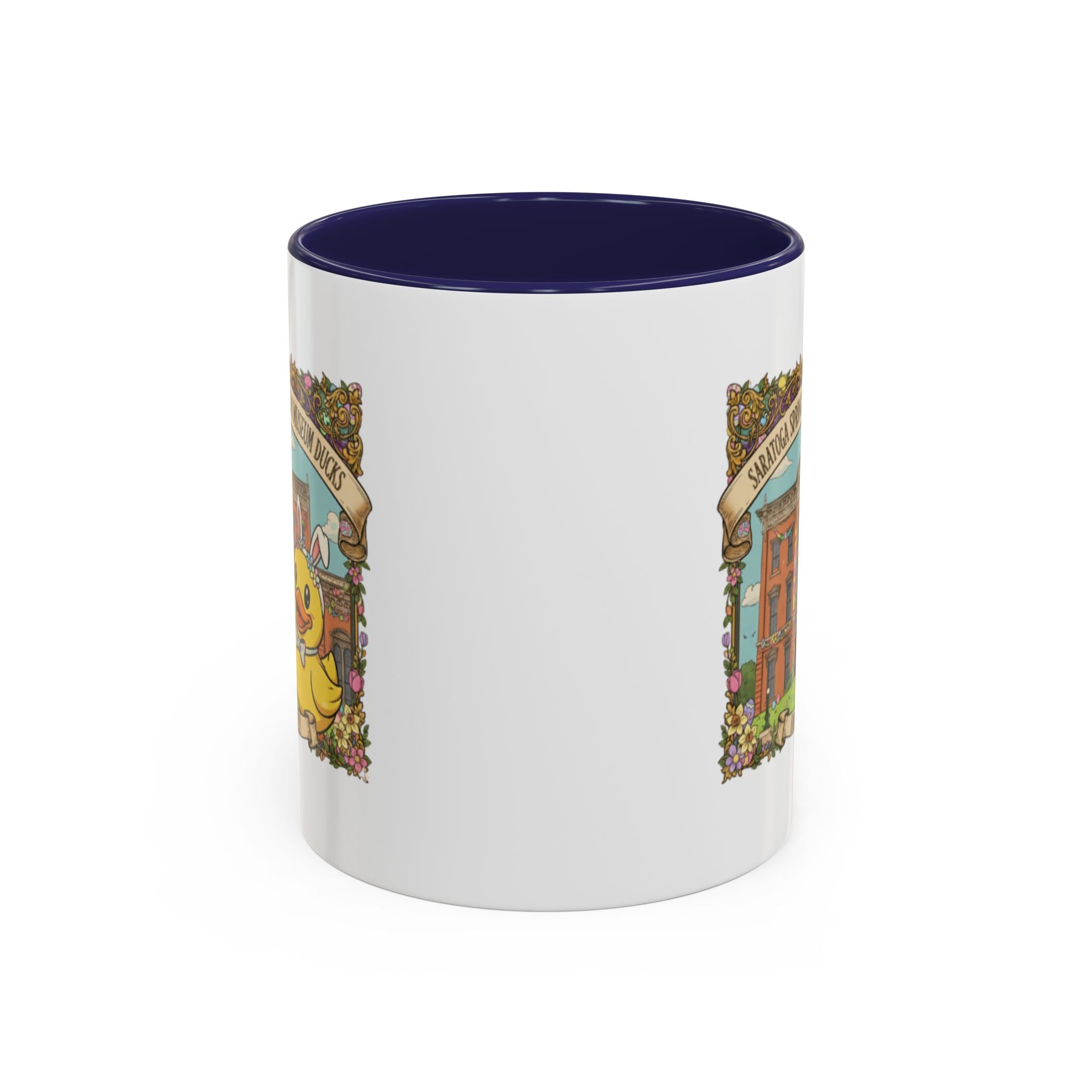 Coffee Mug — Saratoga Springs History Museum Ducky (Happy Easter)
