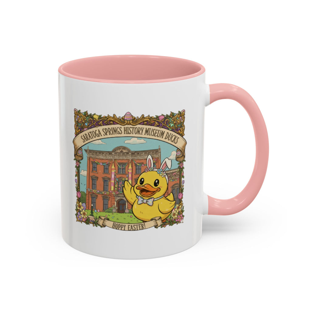 Coffee Mug — Saratoga Springs History Museum Ducky (Happy Easter)
