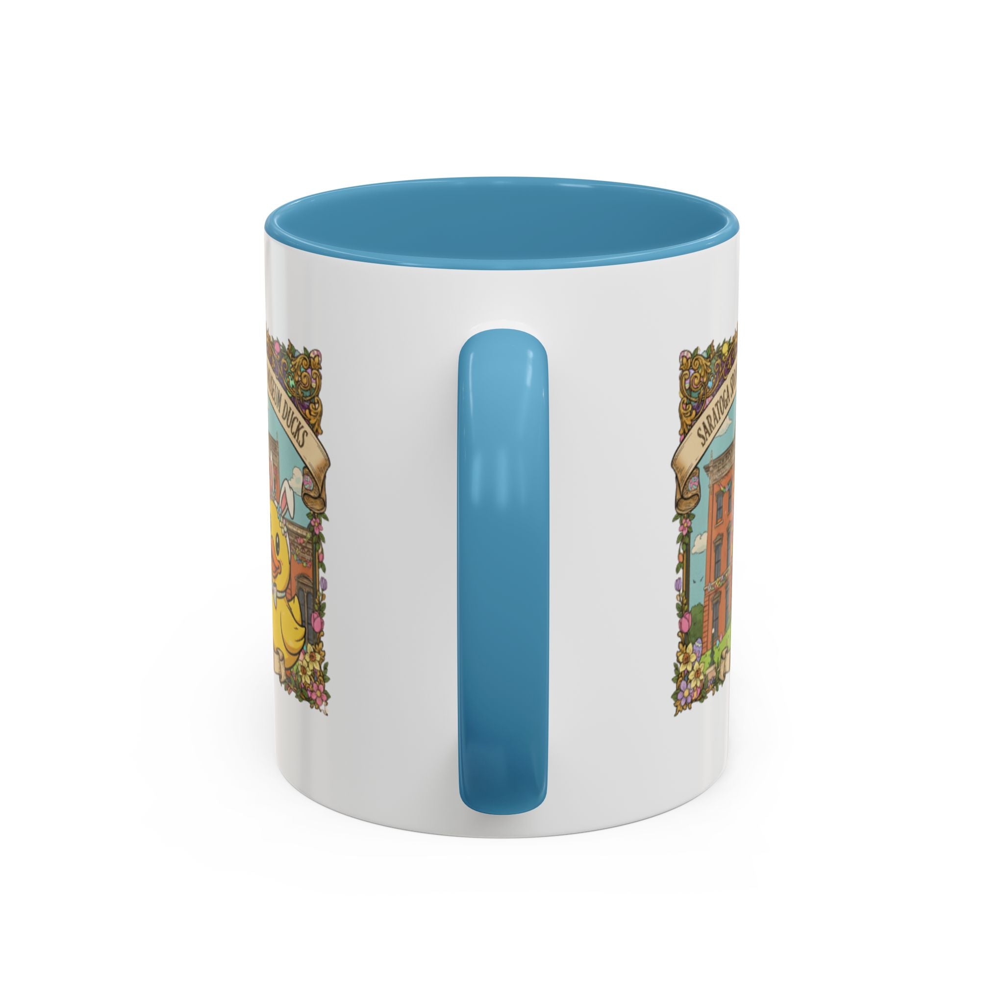 Coffee Mug — Saratoga Springs History Museum Ducky (Happy Easter)