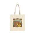 Saratoga Springs Duckling Bookshop Tote Bag — Cute Vintage Canvas Book Tote