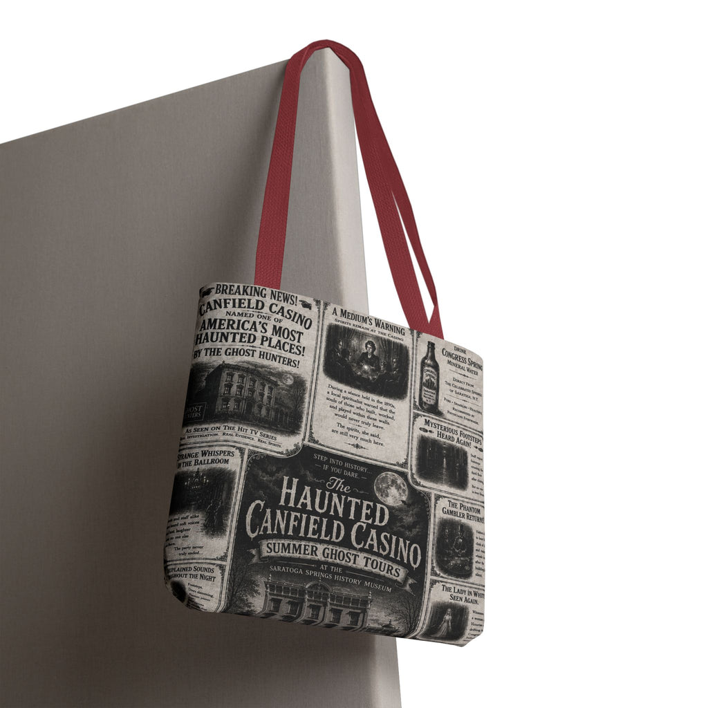 Haunted Canfield Casino Vintage Newspaper Tote