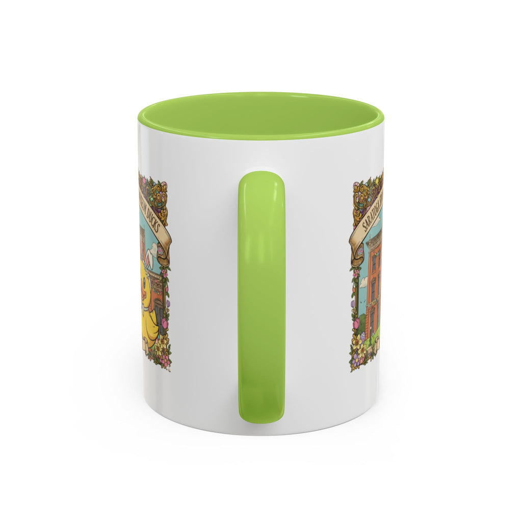 Coffee Mug — Saratoga Springs History Museum Ducky (Happy Easter)