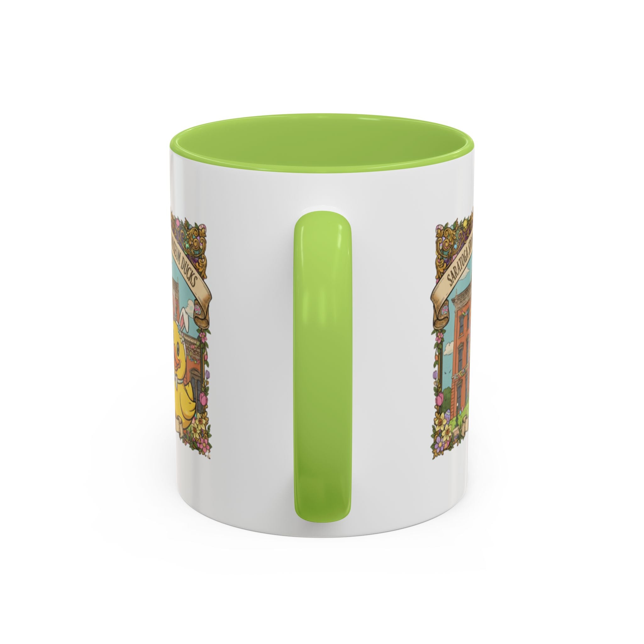 Coffee Mug — Saratoga Springs History Museum Ducky (Happy Easter)