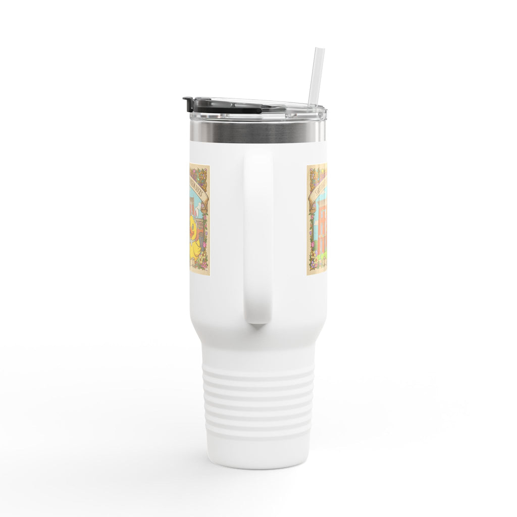Easter Ducks Saratoga Springs 40oz Insulated Travel Mug — Hoppy Easter Canfield Casino Design