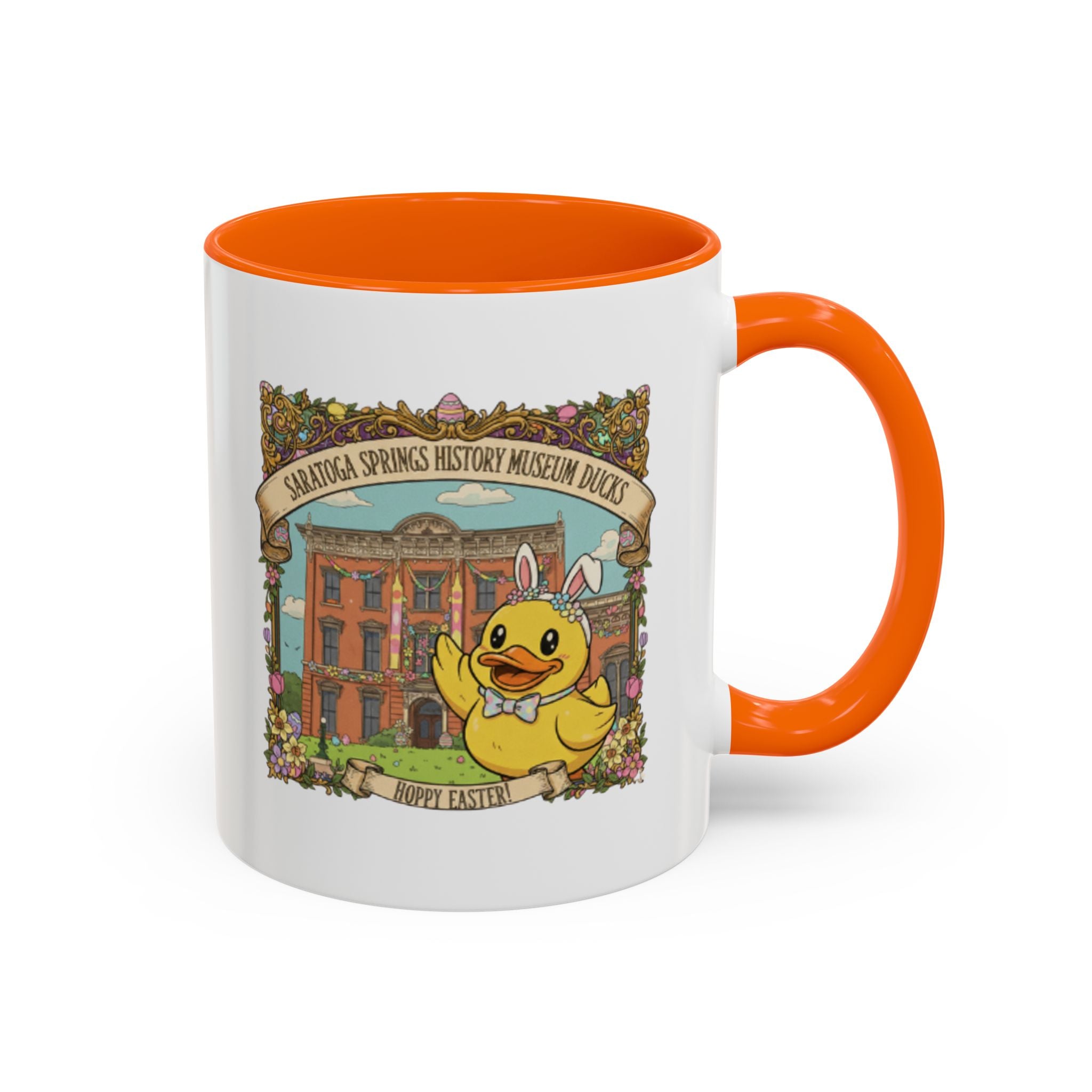 Coffee Mug — Saratoga Springs History Museum Ducky (Happy Easter)