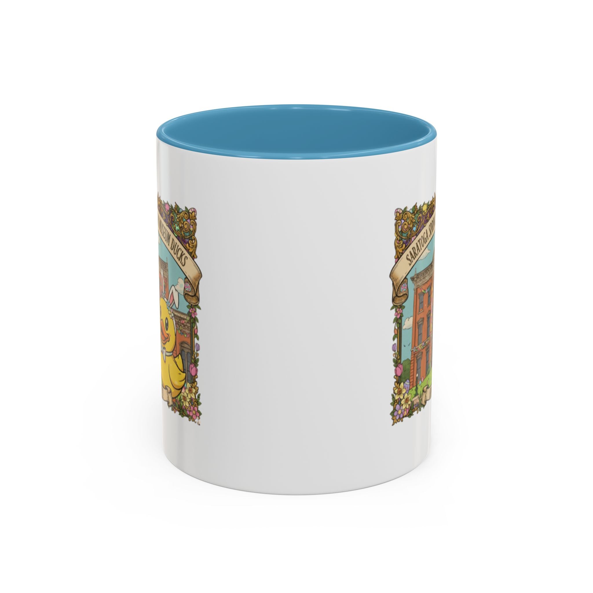 Coffee Mug — Saratoga Springs History Museum Ducky (Happy Easter)