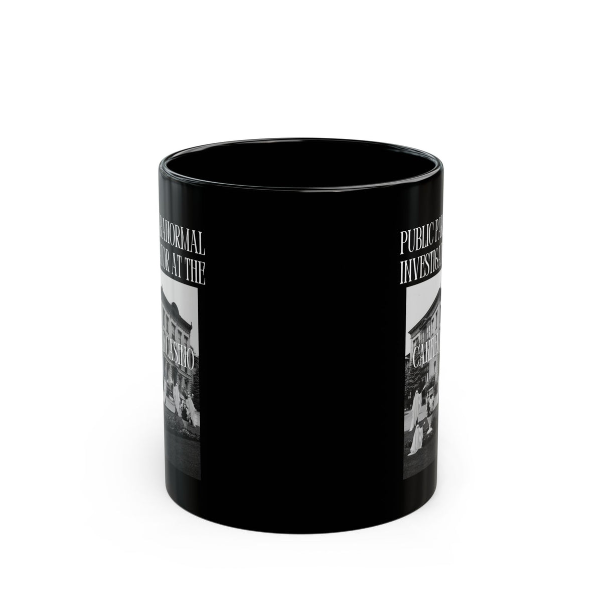 Public Paranormal Investigator at the Haunted Casino Black Mug