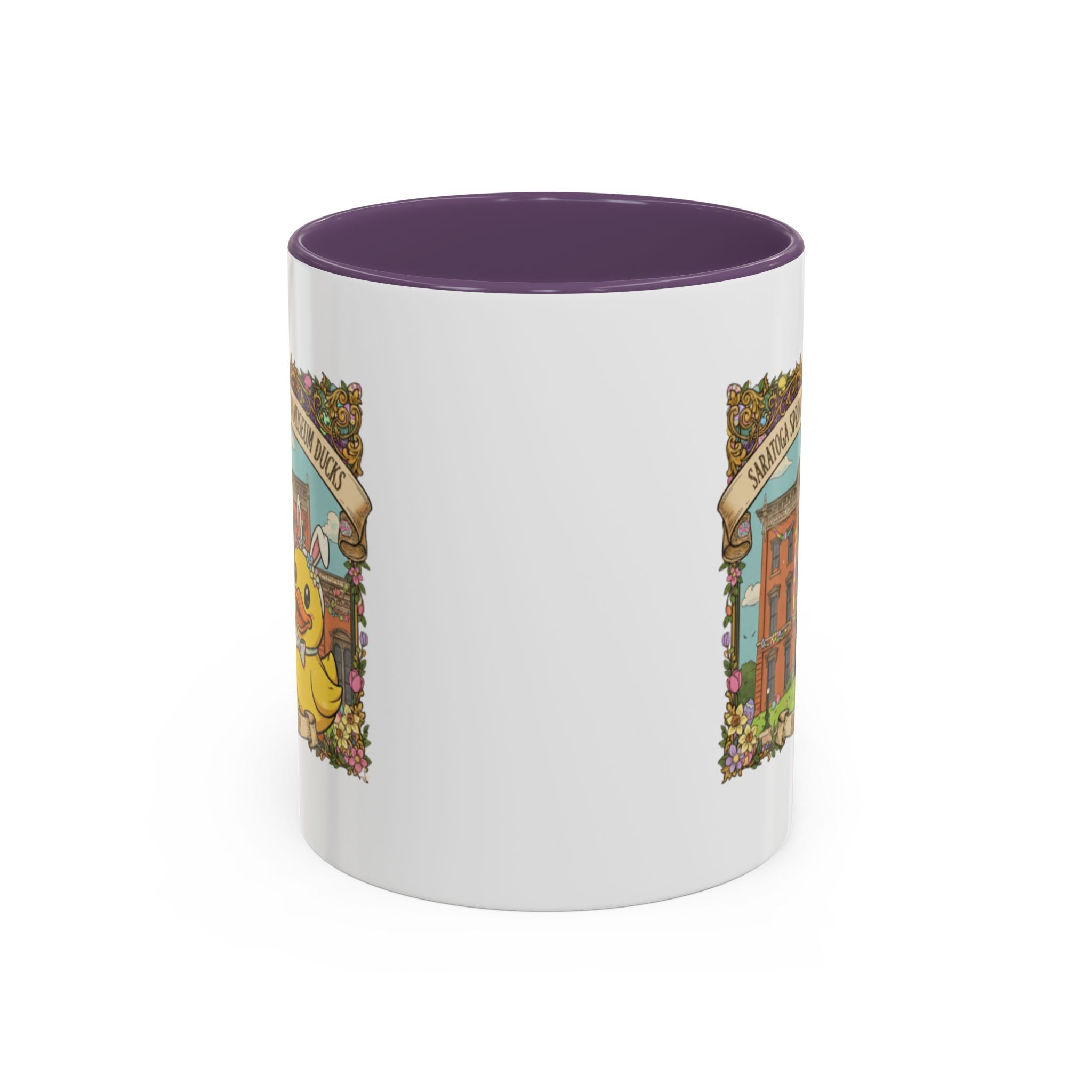 Coffee Mug — Saratoga Springs History Museum Ducky (Happy Easter)