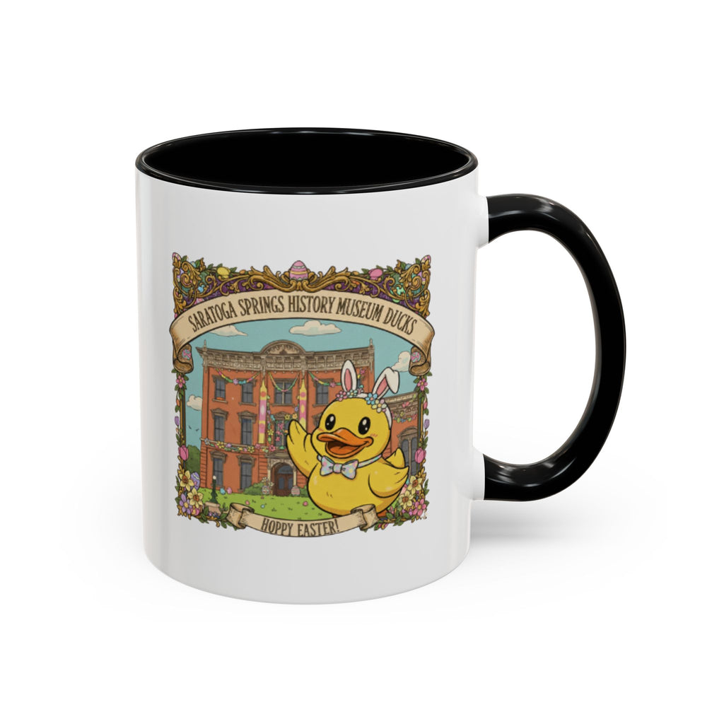 Coffee Mug — Saratoga Springs History Museum Ducky (Happy Easter)