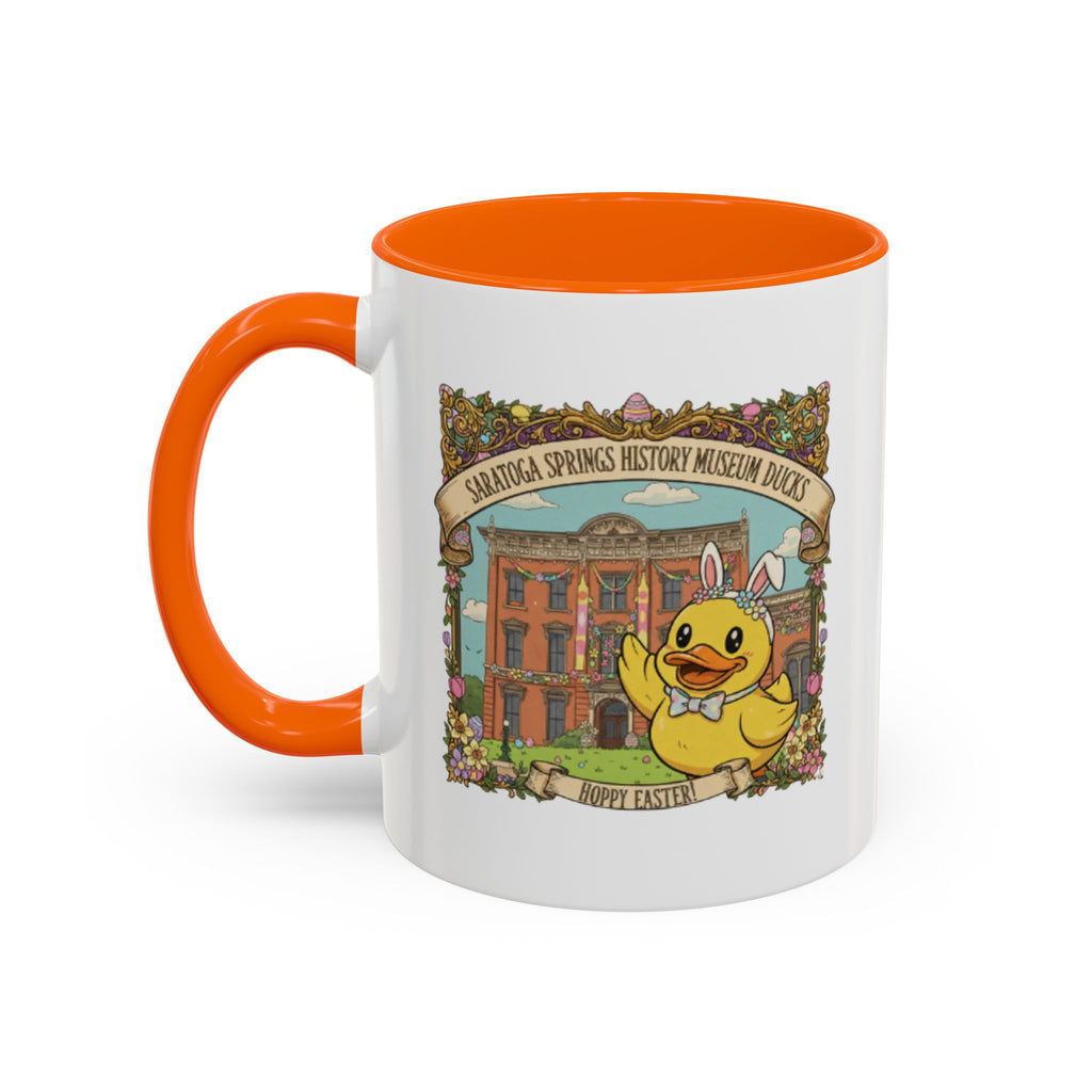 Coffee Mug — Saratoga Springs History Museum Ducky (Happy Easter)