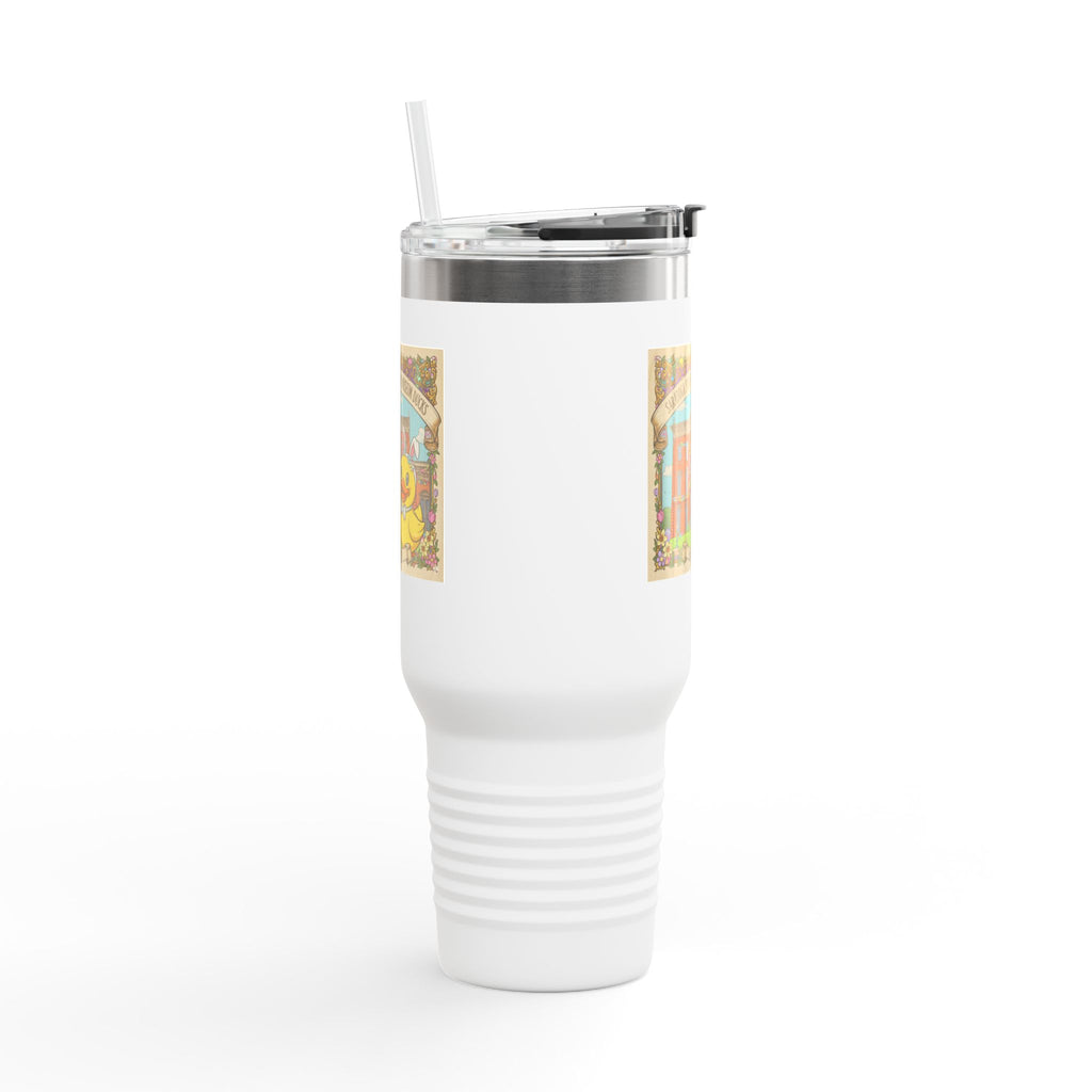 Easter Ducks Saratoga Springs 40oz Insulated Travel Mug — Hoppy Easter Canfield Casino Design