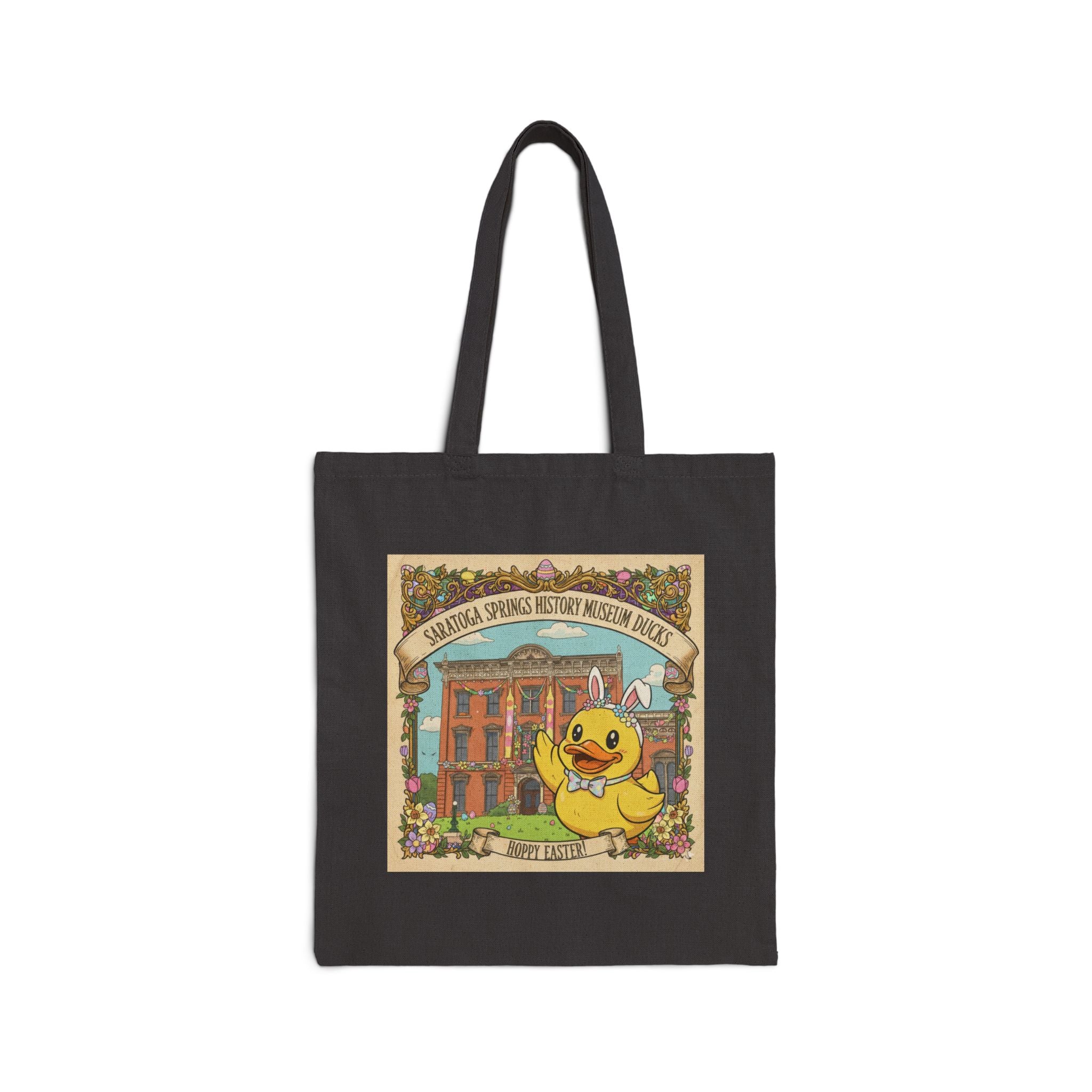 Easter Saratoga Springs Congress Park Ducks Tote Bag