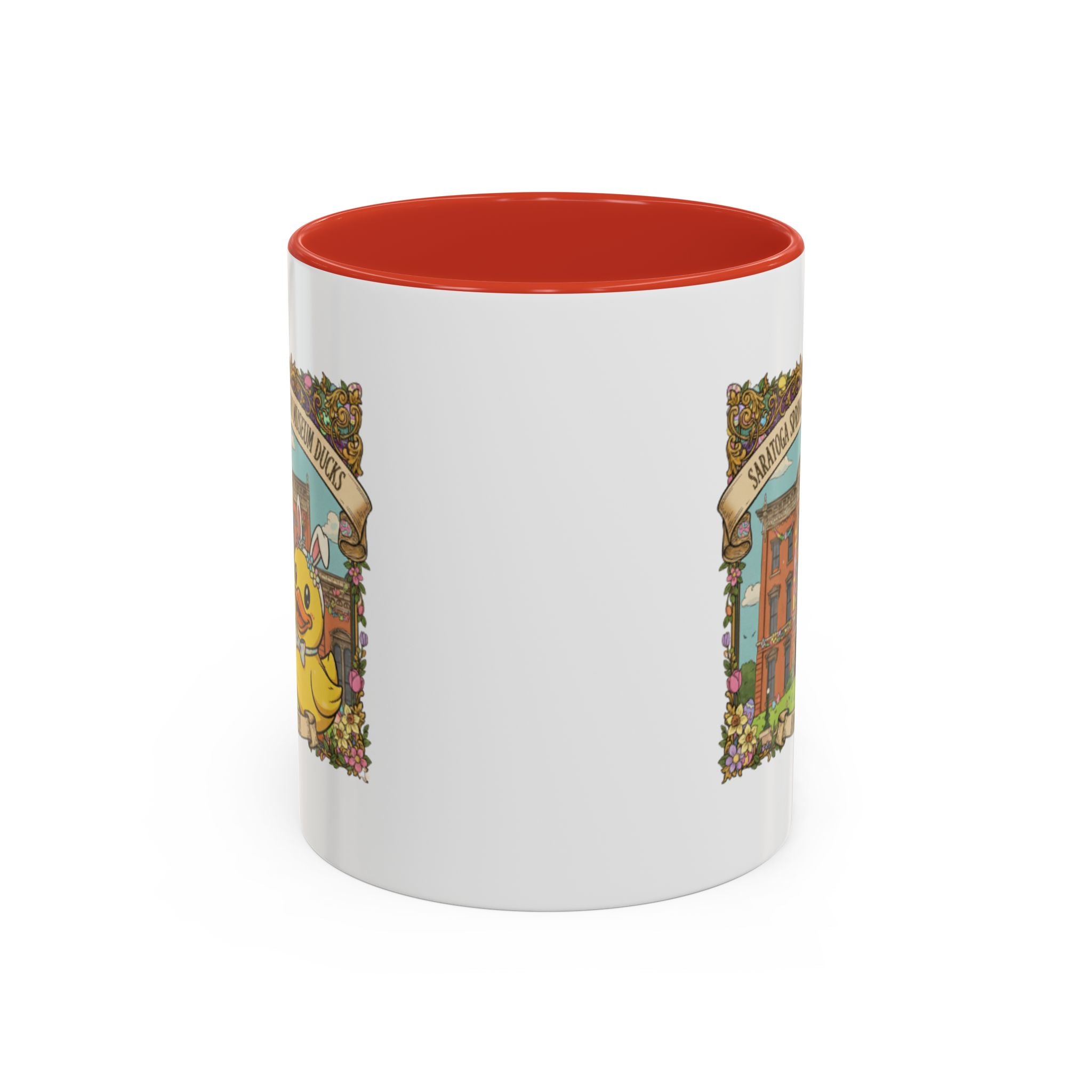 Coffee Mug — Saratoga Springs History Museum Ducky (Happy Easter)